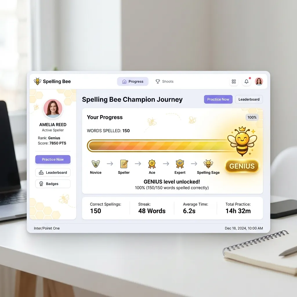 Digital Dashboard Showing Genius Rank Progress