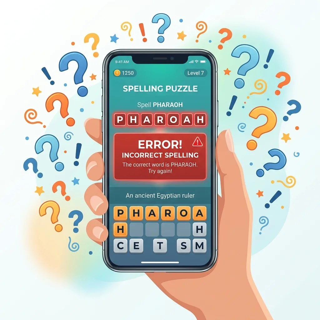 Why wasnt my word accepted error message on mobile